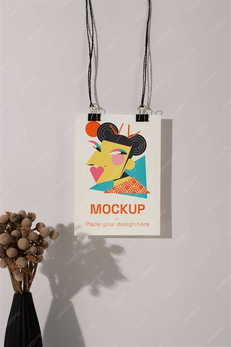 Premium PSD | Minimal poster decorative mockup