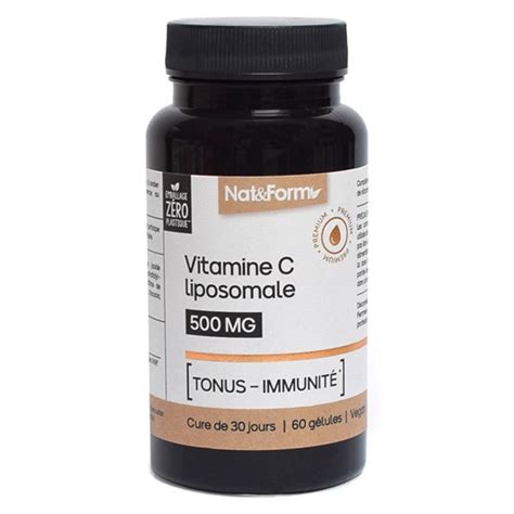 Nat Form Vitamines Et Min Raux Vitamine C Liposomale G Lules Pas