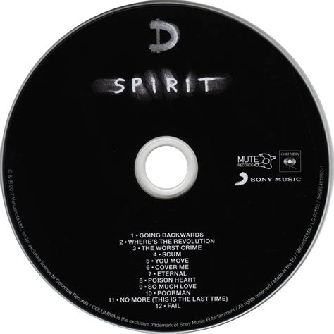 Car Tula Cd1 De Depeche Mode Spirit Deluxe Edition Portada