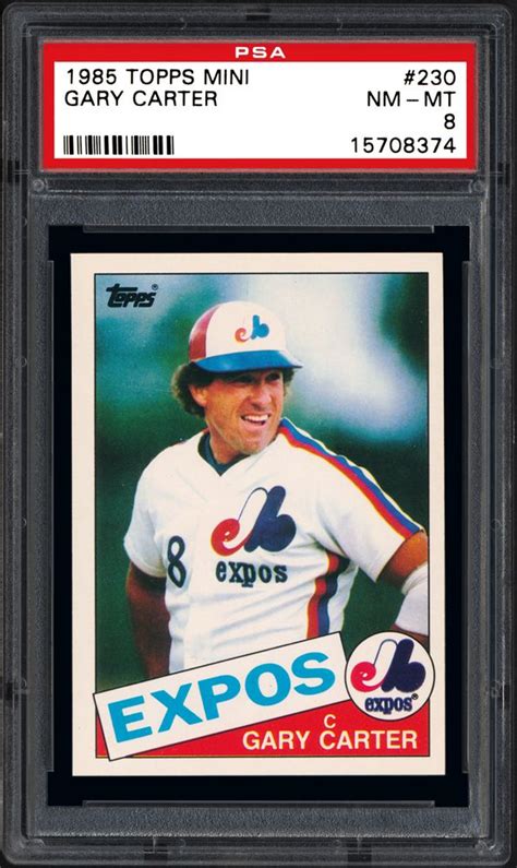 Baseball Cards 1985 Topps Mini Psa Cardfacts®