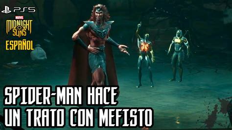 SPIDER-MAN hace un trato con MEFISTO Marvel's Midnight Suns - YouTube