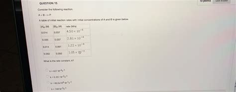 Solved Question Points Save Answer Consider The Co Chegg