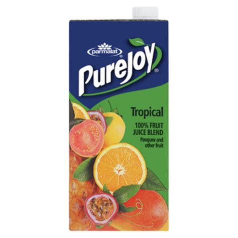 Pure Joy Tropical 100 Fruit Juice 1lt Superb Hyper