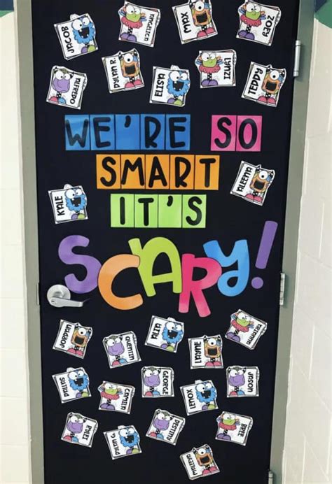 Creative Halloween Classroom Door Decorations And Bulletin Boards