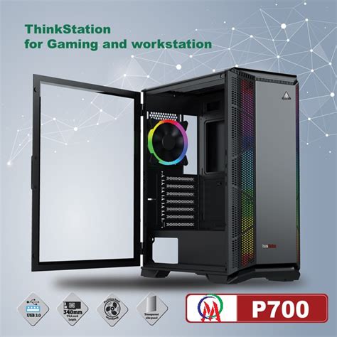 Vỏ Case Máy tính VSP P700 P710 ThinkStation Chuẩn Full ATX Mặt Lưới