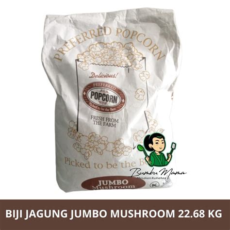 Jual Jagung Popcorn Mushroom Jumbo 1 Sak Biji Jagung Bigball 22 68 Kg