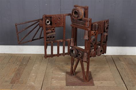 Lot - 1965 BRUTALISM SCULPTURE SIGNED JONES