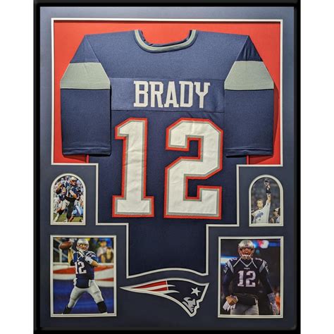 Tom Brady Custom Framed Jersey Display | Pristine Auction