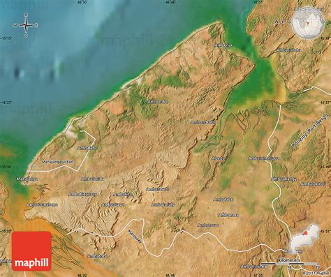 Satellite Map of Mahajanga Rural