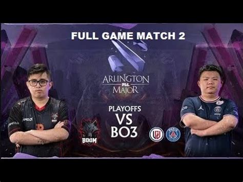 Full Game Boom Rivalry Vs Psg Lgd Bo Match Pgl Arlington