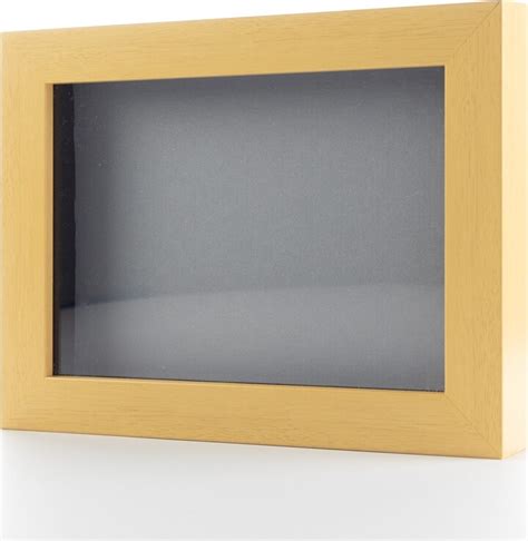 Countryarthouse 8x10 Shadow Box Frame Natural Real Wood With A Grey Acid Free Backing Shopstyle