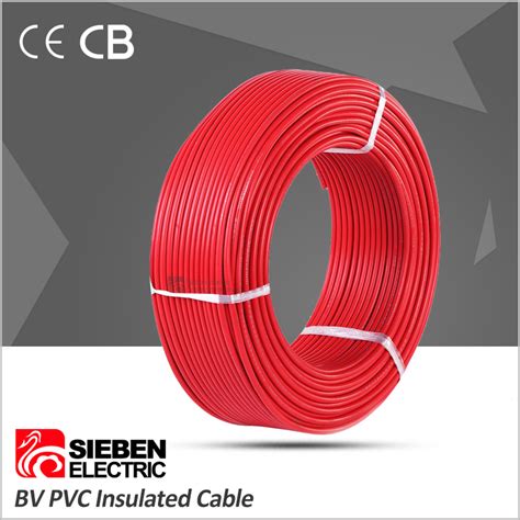 Single Core PVC Insulated Electric Cable With Solid Copper Conductor