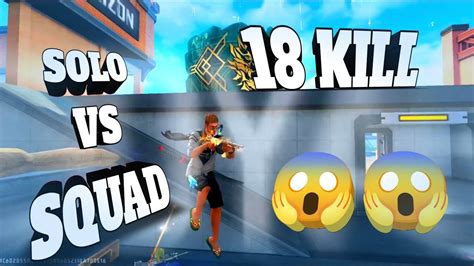 Best Solo Vs Squad Free Fire Gameplay Mobile Free Fire Gameplay