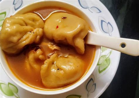 Chicken momo soup Recipe by Sanchita Das - Cookpad