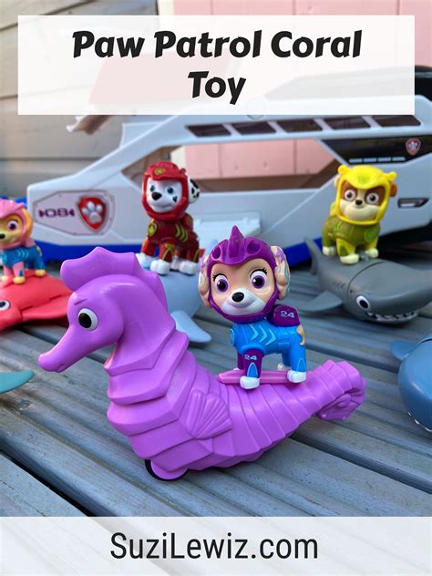 Paw Patrol Aqua Pups Coral Skye Rubble Rocky Chase Marshall