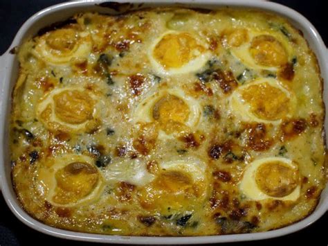 Gratin d épinards et oeufs durs à la florentine recette Epinards à la