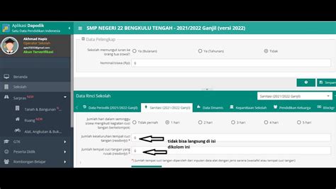Cara Input Data Sarpras Di Aplikasi Dapodik Versi 2022 With Abah Jaya