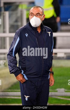 Maurizio Sarri coach (SS Lazio) during the Italian Football ...