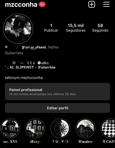 Perfil: @mzcconha | Usernames para instagram, Biografia instagram