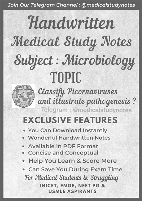 Solution Picornavirus Classification Pathogenesis And Illustration