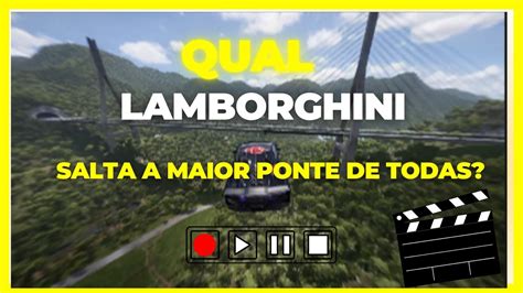 Qual LAMBORGHINI Pode SALTAR A MAIOR Ponte De Todas Forza Horizon 5