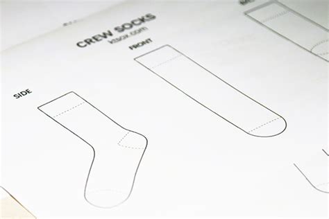 Use Free Hand Painted Template To Design Socks Ktsox