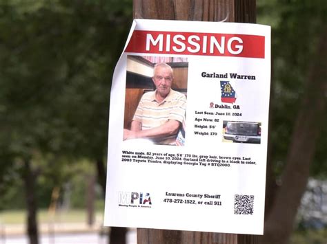 Update Search Continues For Missing Elderly Man