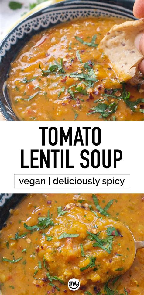 Tomato Lentil Soup Artofit