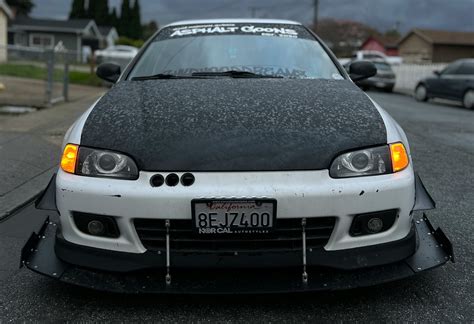 Epsilon Front Splitter Honda Civic Eg 1992 1995 Epsilon Aerodynamics