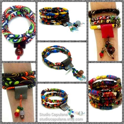 For Bracelet Lovers African Handmade Bracelets Made Of African Wax