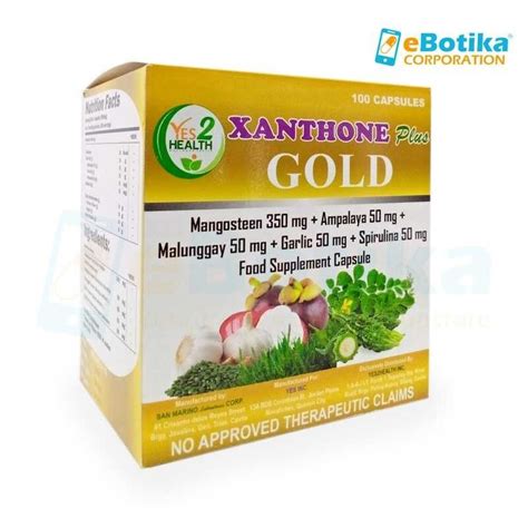 B Xanthone Plus Gold Capsule Pcs Capsule Shopee Philippines