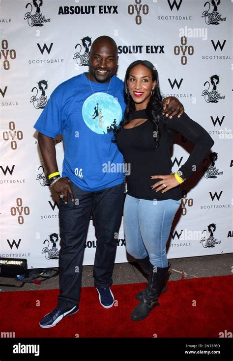 Marcellus Wiley And Anne Marie Wiley Arrive At The Pop Up Boosty