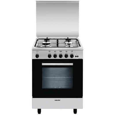 Tecnogas PTV898XS Cucina 80x60 5 Fuochi A Gas Forno A Gas Ventilato Con