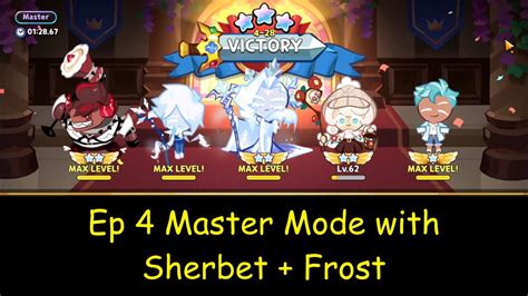 Episode Master Mode With Sherbet And Frost Full Auto Cookie Run