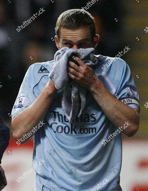 Richard Dunne Manchester City Receives Treatment Editorial Stock Photo