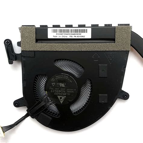 Cpu Cooling Fan With Heatsink Replacement For Lenovo Thinkpad X390 Yoga