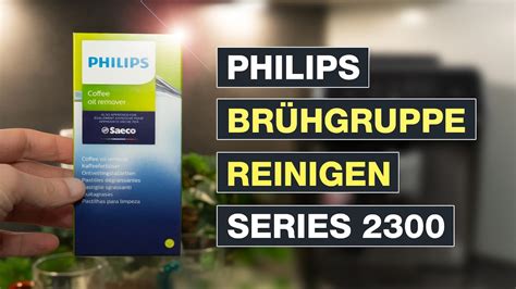 Philips Brühgruppe reinigen mit Saeco Kaffeefettlöser Tablette Series