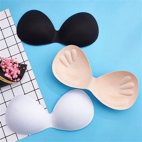 Buy Women Foam Top Push Up Bra Pads Insert Breast Enhancer For Bikini