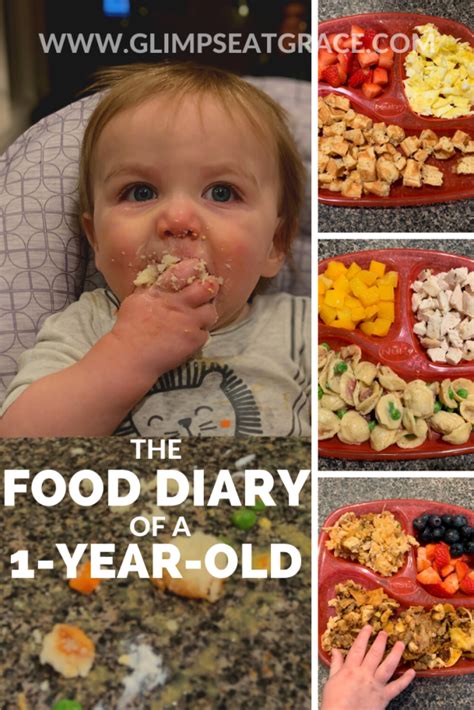 The Food Diary Of A 1 Year Old A Glimpse At Grace Healthy Baby Food