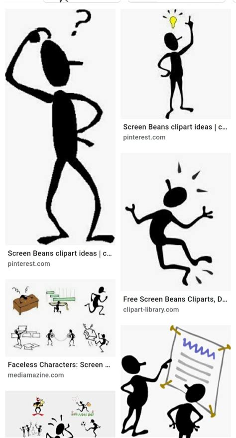 Screen Bean Figures