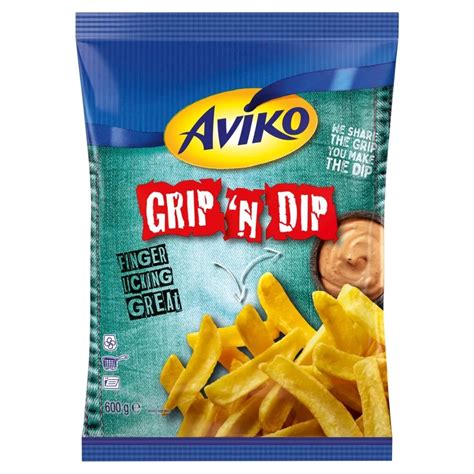 Aviko Grip n Dip Ekstra chrupiące łódeczki ziemniaczane 600 g Zakupy