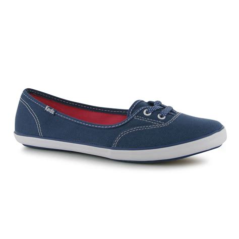 Keds Womens Teacup Ladies Canvas Shoes Laced Casual Footwear Ebay