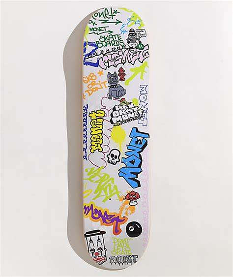 Monet Graffiti 8.0" Skateboard Deck