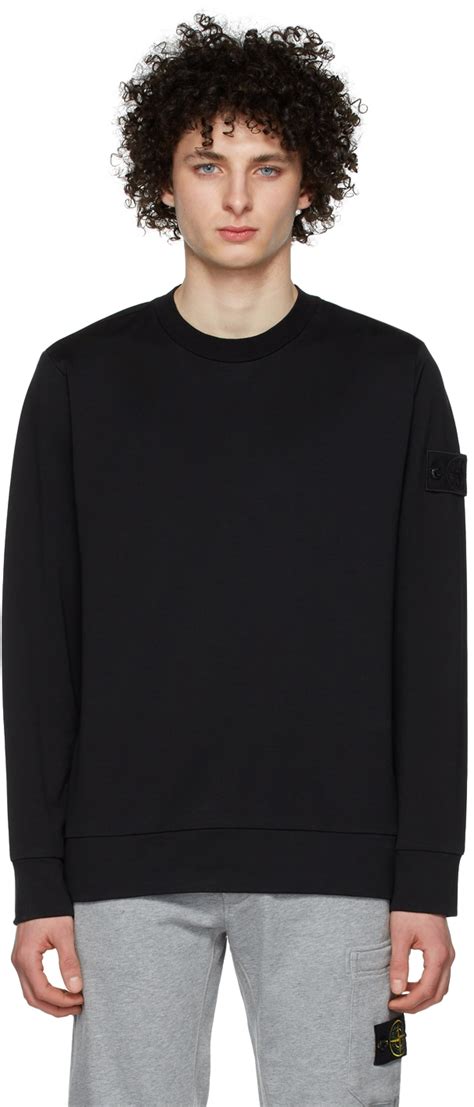 Stone Island Black Ghost Piece Sweater Stone Island