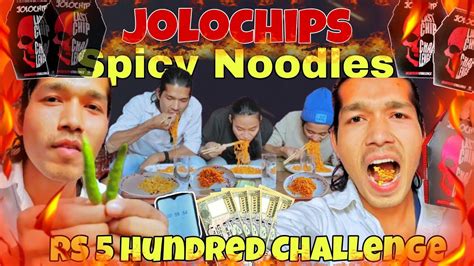 Unboxing Eating World S Hottest Jolo Chips Spicy Noodles Challenge