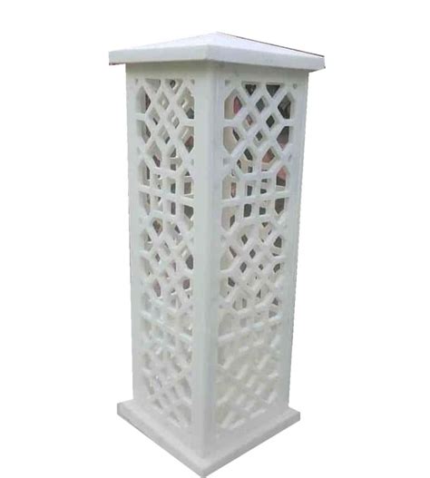 White Marble Pillar Jali For Temples Thickness Mm At Rs