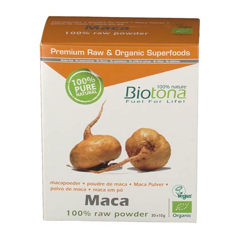 Biotona Poudre De Maca Bio 20x10 G Redcare Pharmacie