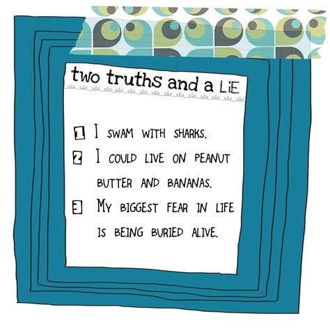 10 Best 2 Truths And A Lie Ideas 2024