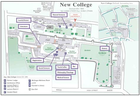 Idea By Jack Kessler On Oxford New College College Map