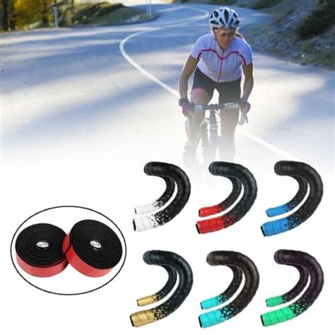 Bande de guidon de vélo antidérapante sangle extensible pour boucles de